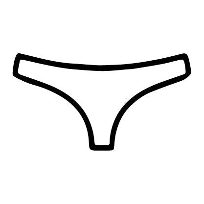 Bikinihose ohne Bindebänder